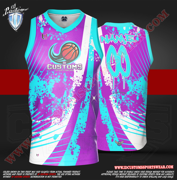 Mmm Donuts Basketball Custom Jersey – ID Customs SportsWear