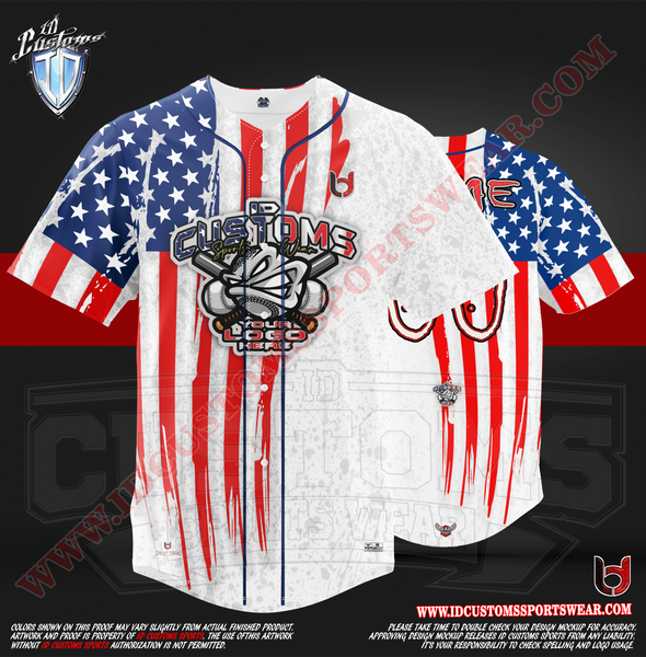 Summer USA Baseball Jersey – ID Customs SportsWear