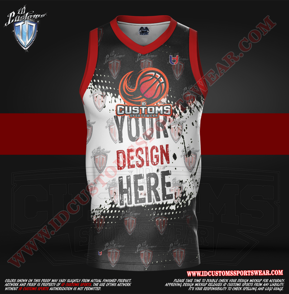 Source Basketball jersey custom sublimation basketball jersey red and black  on m.