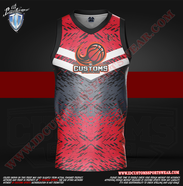 free sleeve with jersey basketball custom fully sublimation create