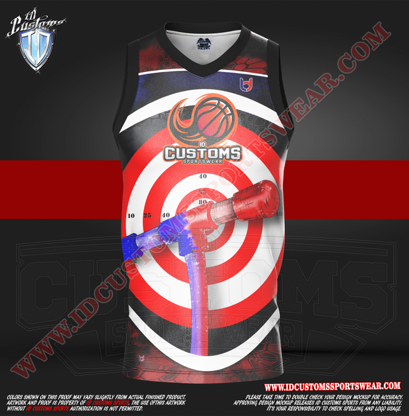 Target Basketball Custom Jersey – ID Customs SportsWear