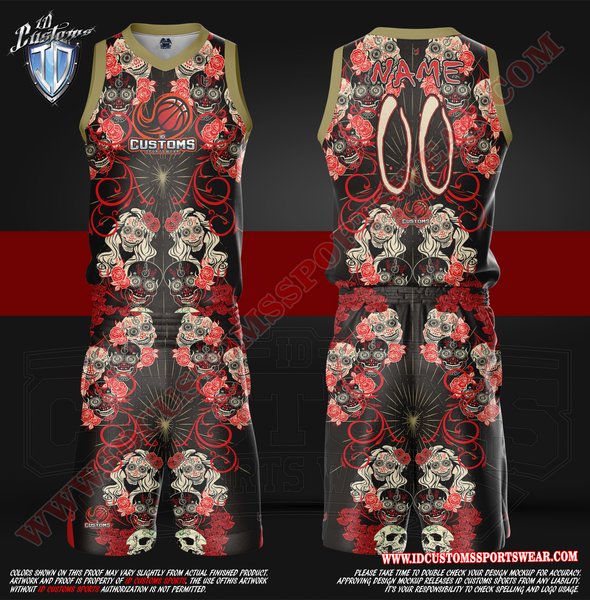 Source Free design basketball jersey custom color and pattern basketball  uniforms sublimation basketball wear on m.