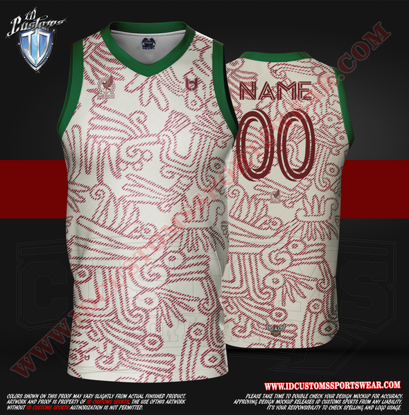 MEX 22 23 Basketball Custom Jersey – ID Customs SportsWear