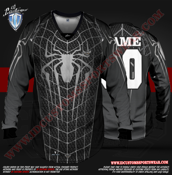 Black Spider Basketball Custom Jersey – ID Customs SportsWear