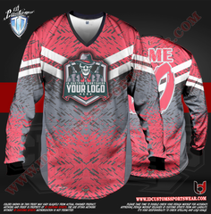 Custom Sports Wear Semi Pro Paintball Custom Sublimated Jersey Semi Pro Paintball Shirt Texas United States ID Custom Sports Wear Pro Paintball Full Custem Sublimated Jersey Reg Paintball Pro Paintball Red Hood Reg Paintball Shirt