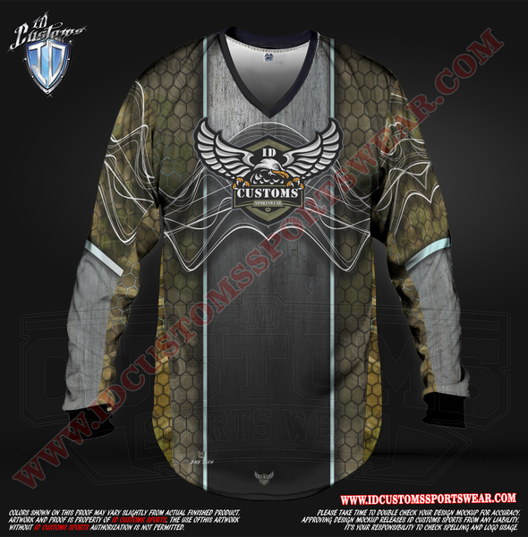 Custom Sports Wear Semi Pro Paintball Custom Sublimated Jersey Semi Pro Paintball Shirt Texas United States ID Custom Sports Wear Pro Paintball Full Custem Sublimated Jersey Reg Paintball Pro Paintball Metal Camo Reg Paintball Shirt