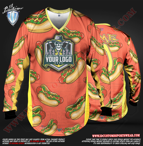 153 MMM Hot Dogs Reg Paintball Shirt