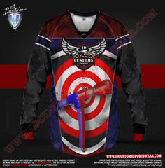 Custom Sports Wear Semi Pro Paintball Custom Sublimated Jersey Semi Pro Paintball Shirt Texas United States ID Custom Sports Wear Pro Paintball Full Custem Sublimated Jersey Reg Paintball Pro Paintball Target Reg Paintball Shirt