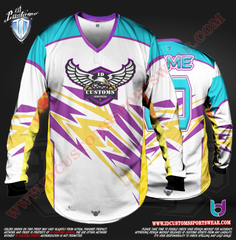 192 Purple Boy Reg Paintball Shirt