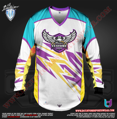 192 Purple Boy Reg Paintball Shirt