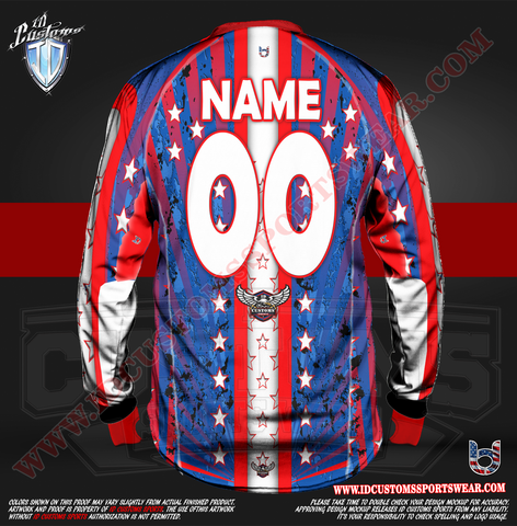 202 Stars and stripes Paintball Pro Shirt