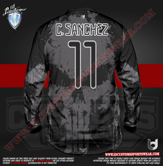 206 Punish them Black Reg Paintball Shirt