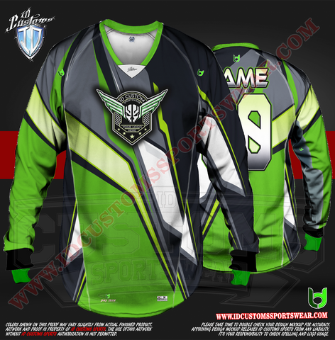 165 Green pro Paintball Pro Shirt