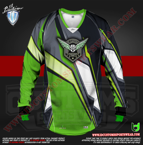 165 Green pro Paintball Pro Shirt