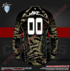 Custom Sports Wear Semi Pro Paintball Custom Sublimated Jersey Semi Pro Paintball Shirt Texas United States ID Custom Sports Wear Pro Paintball Full Custem Sublimated Jersey Reg Paintball Pro Paintball The Tiger Paintball Pro Shirt