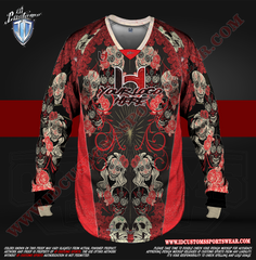 Custom Sports Wear Semi Pro Paintball Custom Sublimated Jersey Semi Pro Paintball Shirt Texas United States ID Custom Sports Wear Pro Paintball Full Custem Sublimated Jersey Reg Paintball Pro Paintball Day of The Dead Reg Paintball Shirt