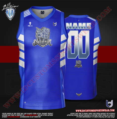 San Agustin Basketball Custom Jersey