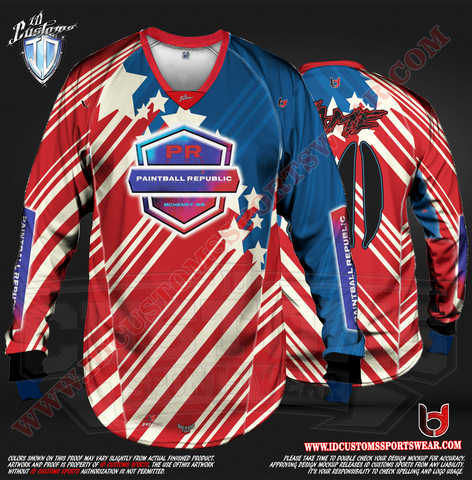 Paintball Republic USA 1 Paintball Pro Shirt