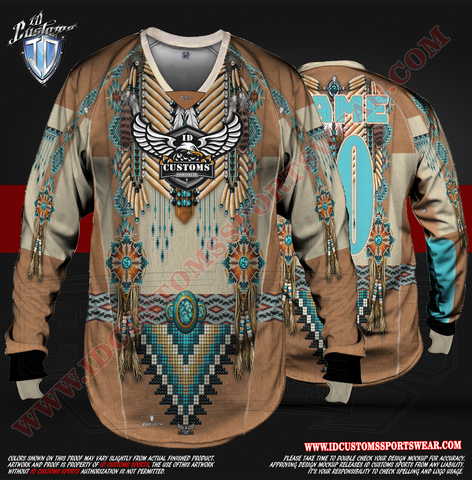 144 Native American Paintball Pro Shirt