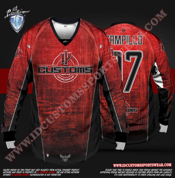 167 Red Blood Paintball Pro Shirt