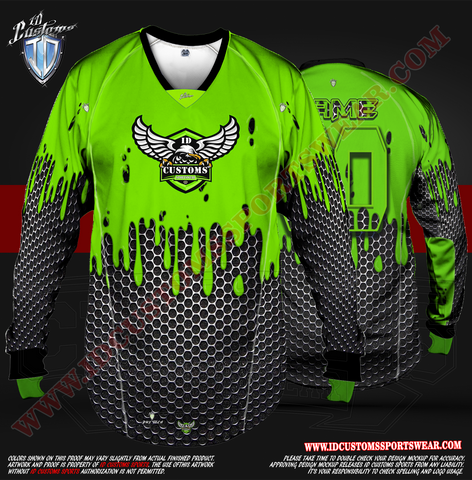 Custom Sports Wear Semi Pro Paintball Custom Sublimated Jersey Semi Pro Paintball Shirt Texas United States ID Custom Sports Wear Pro Paintball Full Custem Sublimated Jersey Reg Paintball Pro Paintball Slime Paintball Shirt