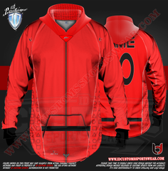 208 Squid G Red Guard Paintball Pro Hoodie Shirt