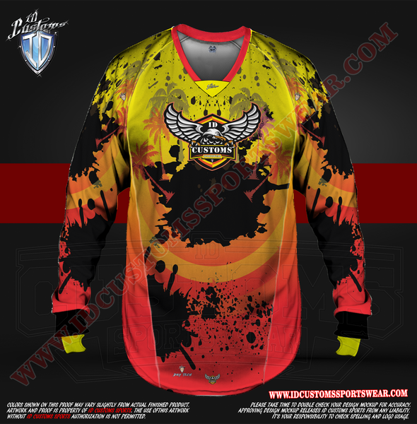 Custom Sports Wear Semi Pro Paintball Custom Sublimated Jersey Semi Pro Paintball Shirt Texas United States ID Custom Sports Wear Pro Paintball Full Custem Sublimated Jersey Reg Paintball Pro Paintball Carnival Paintball Shirt