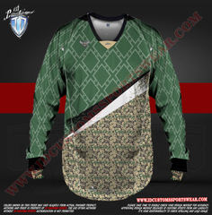 140 Green Skull Paintball Pro Shirt