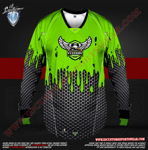 Custom Sports Wear Semi Pro Paintball Custom Sublimated Jersey Semi Pro Paintball Shirt Texas United States ID Custom Sports Wear Pro Paintball Full Custem Sublimated Jersey Reg Paintball Pro Paintball Slime Paintball Shirt