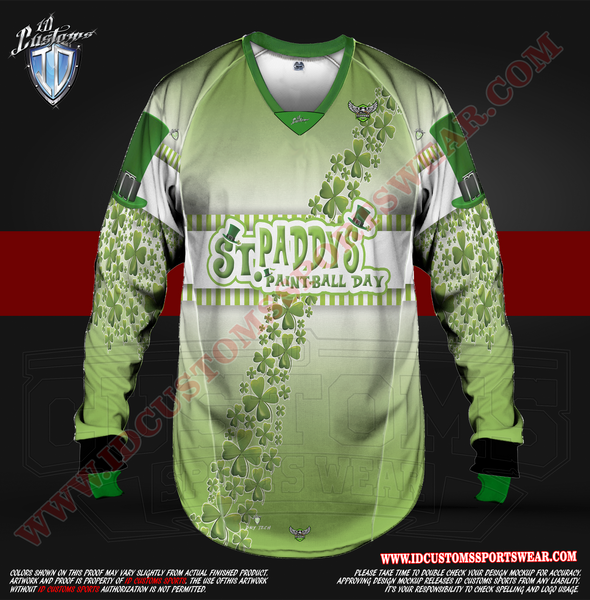 154  Saint Patrick's Day Reg Paintball Shirt