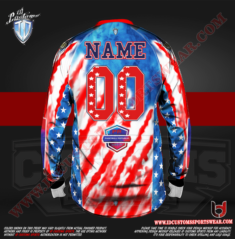 Paintball Republic USA 3 Paintball Pro Shirt (Copy) (Copy)