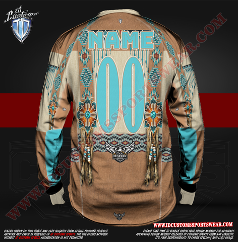 144 Native American Paintball Pro Shirt