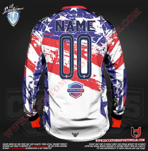 Paintball Republic USA 2 Paintball Pro Shirt (Copy)