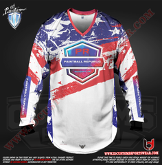 Paintball Republic USA 3 Reg Paintball Shirt (Copy)