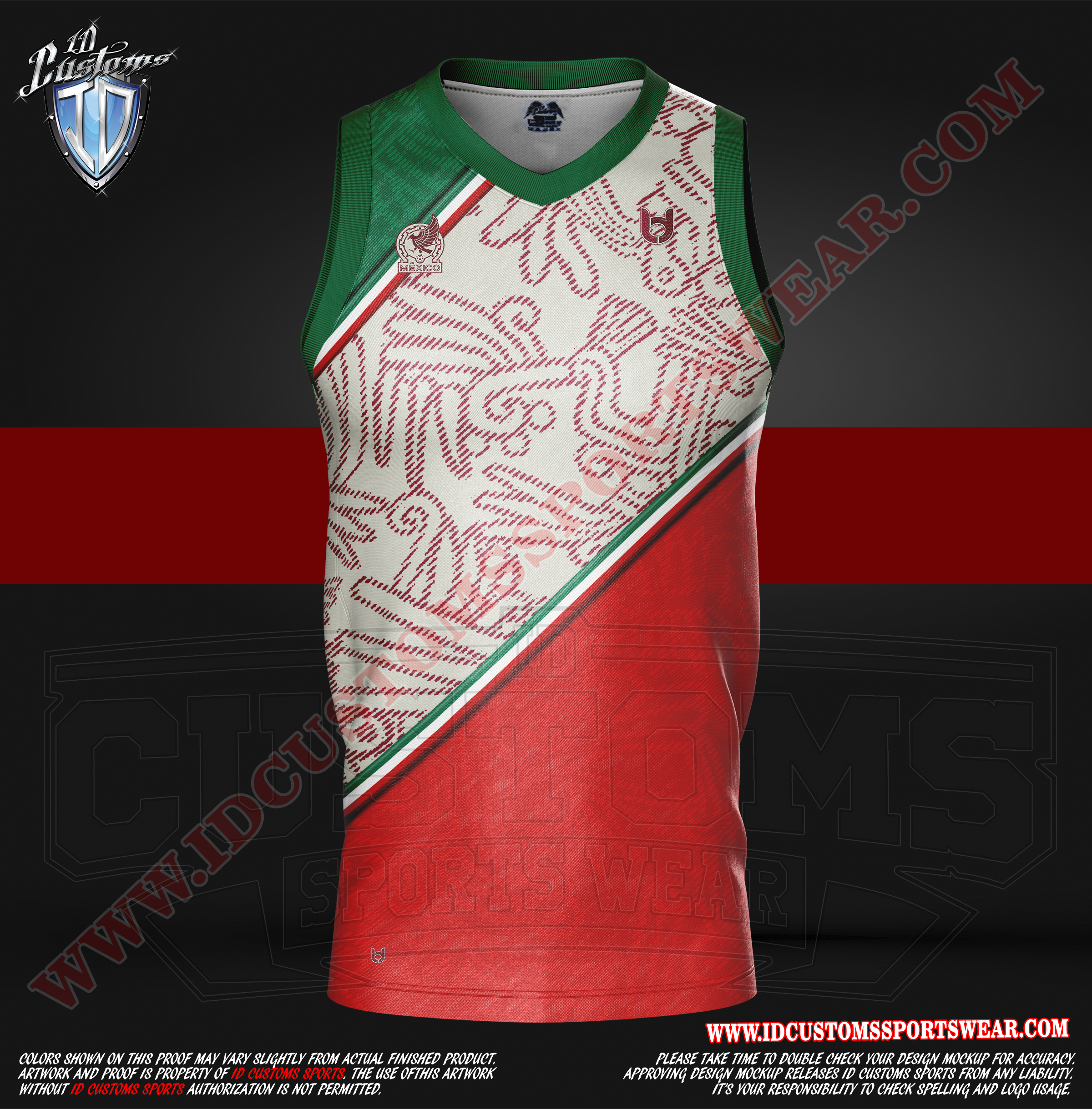 Mexico Basketball Team Official Jersey (Men) – Sportswearfy