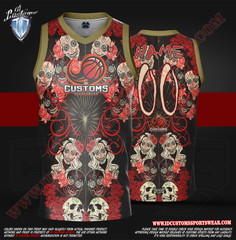 Basketball Full Sublimation Shirts Custom Sports Wear Semi Pro Paintball Custom Sublimated Jersey Semi Pro Paintball Shirt Texas United States ID Custom Sports Wear Pro Paintball Full Custem Sublimated Jersey Basketball Custom Jersey Day Of The Dead 