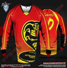 148 Cobra Kay Red Reg Paintball Shirt