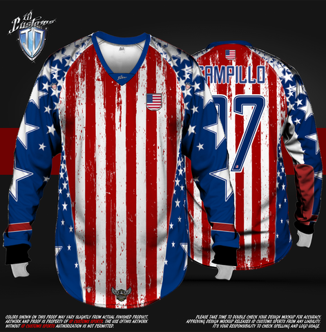 USA 2021 Pro Paintball Custom Shirt Full Sublimated