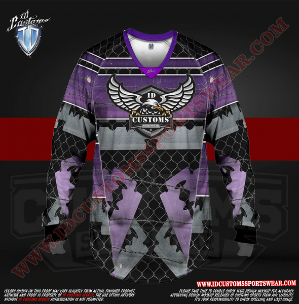 Cut Me Deep ID Custom Sports Wear Semi Pro Paintball Custom Sublimated Jersey Semi Pro Paintball Shirt Texas United States