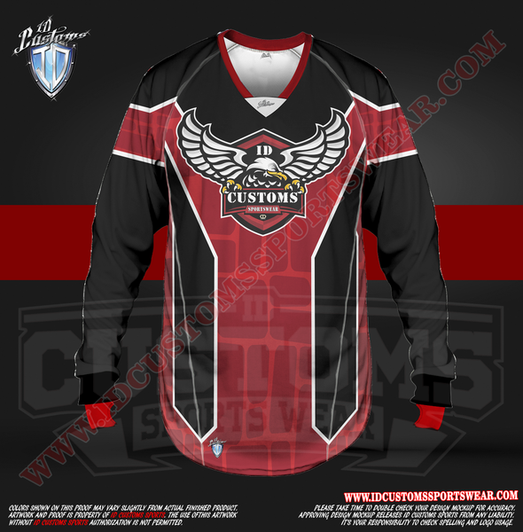 ID Custom Sports Wear Pro Paintball Custom Shirt Sublimated Jersey ID Custom SportsWear Pro Paintball Custom Shirt Sublimated Jersey Pro Paintball Shirt Full Custom Made In The USA