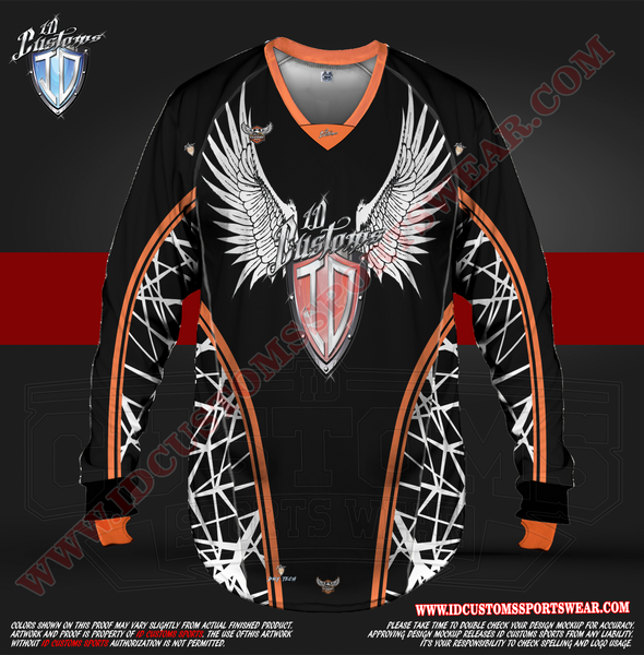 USA ID Custom Sports Wear Semi Pro Paintball Custom Sublimated Jersey Semi Pro Paintball Shirt Texas United States ID Custom Sports Wear Pro Paintball Full Custem Sublimated Jersey Reg Paintball Just Fly