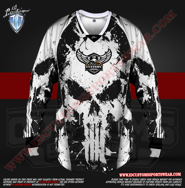 Punish Them ID Custom Sports Wear Semi Pro Paintball Custom Sublimated Jersey Semi Pro Paintball Shirt Texas United States