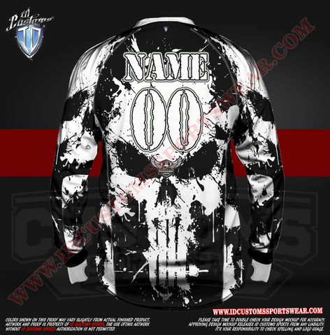 Punish Them ID Custom Sports Wear Semi Pro Paintball Custom Sublimated Jersey Semi Pro Paintball Shirt Texas United States