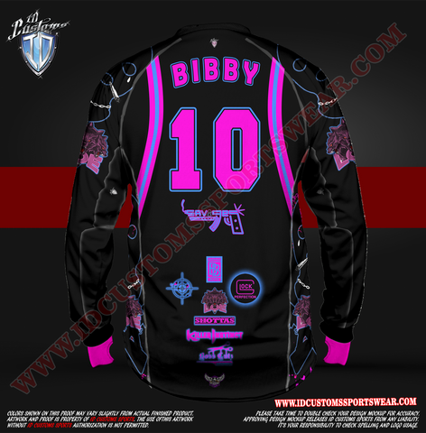 ID Custom Sports Wear Pro Paintball Custom Sublimated Jersey Pro Paintball Shirt 