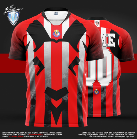 ID Custom Sports Wear Full Custom Sublimation Shirt Soccer Chivas