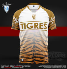 ID Custom Sports Wear Full Custom Sublimation Shirt Soccer Tigres