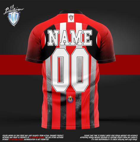 ID Custom Sports Wear Full Custom Sublimation Shirt Soccer Chivas